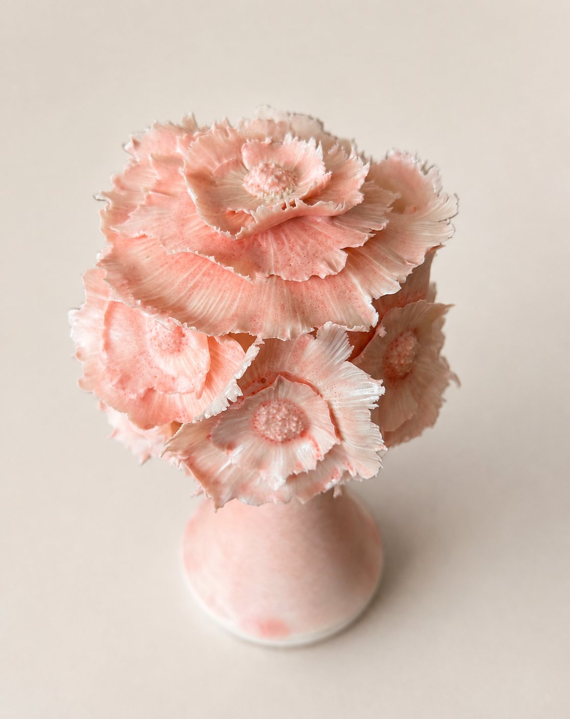 Bloom of the Subconscious, 2026, porcelain, by Ayse Akdemir