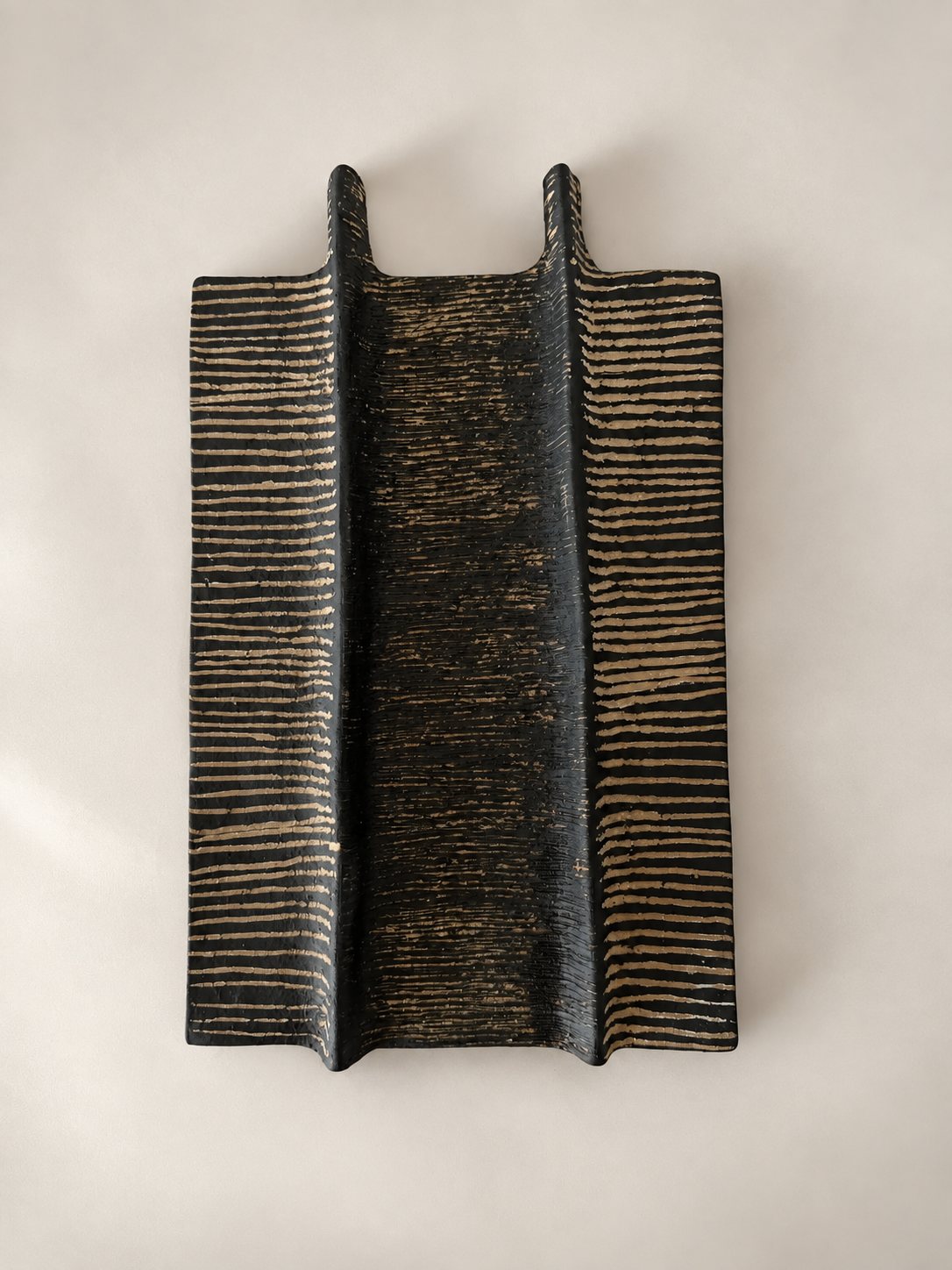 Parallel Currents, 2025, stoneware, by Ayse Akdemir
