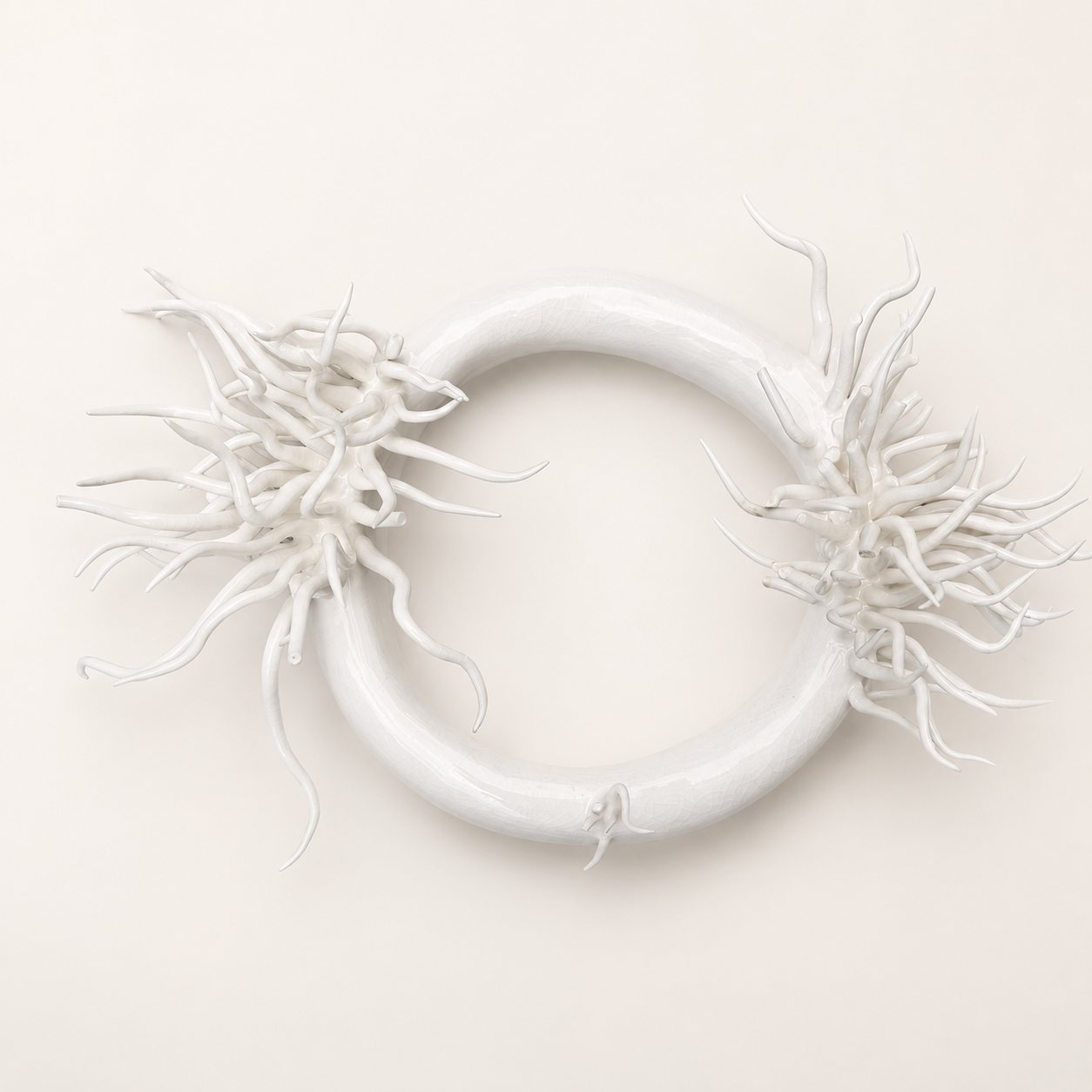 Infinite Loop, 2026, porcelain, by Ayse Akdemir