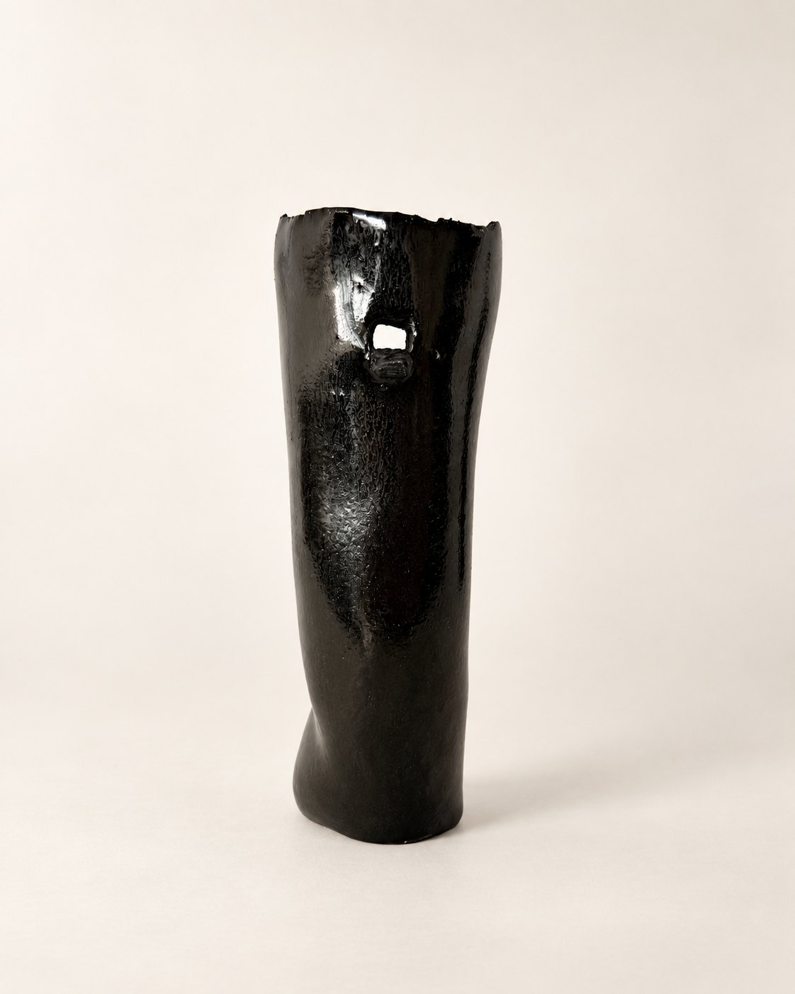 Column, 2025, stoneware, by Ayse Akdemir