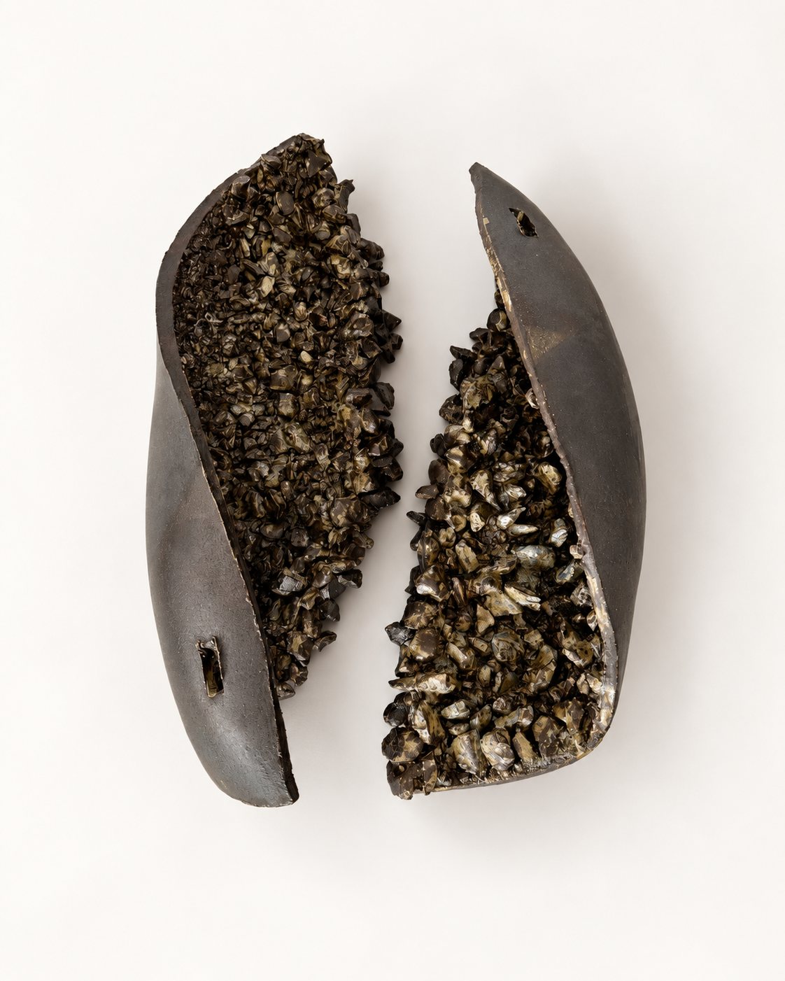 What the River Made of Us, 2025, stoneware, by Ayse Akdemir