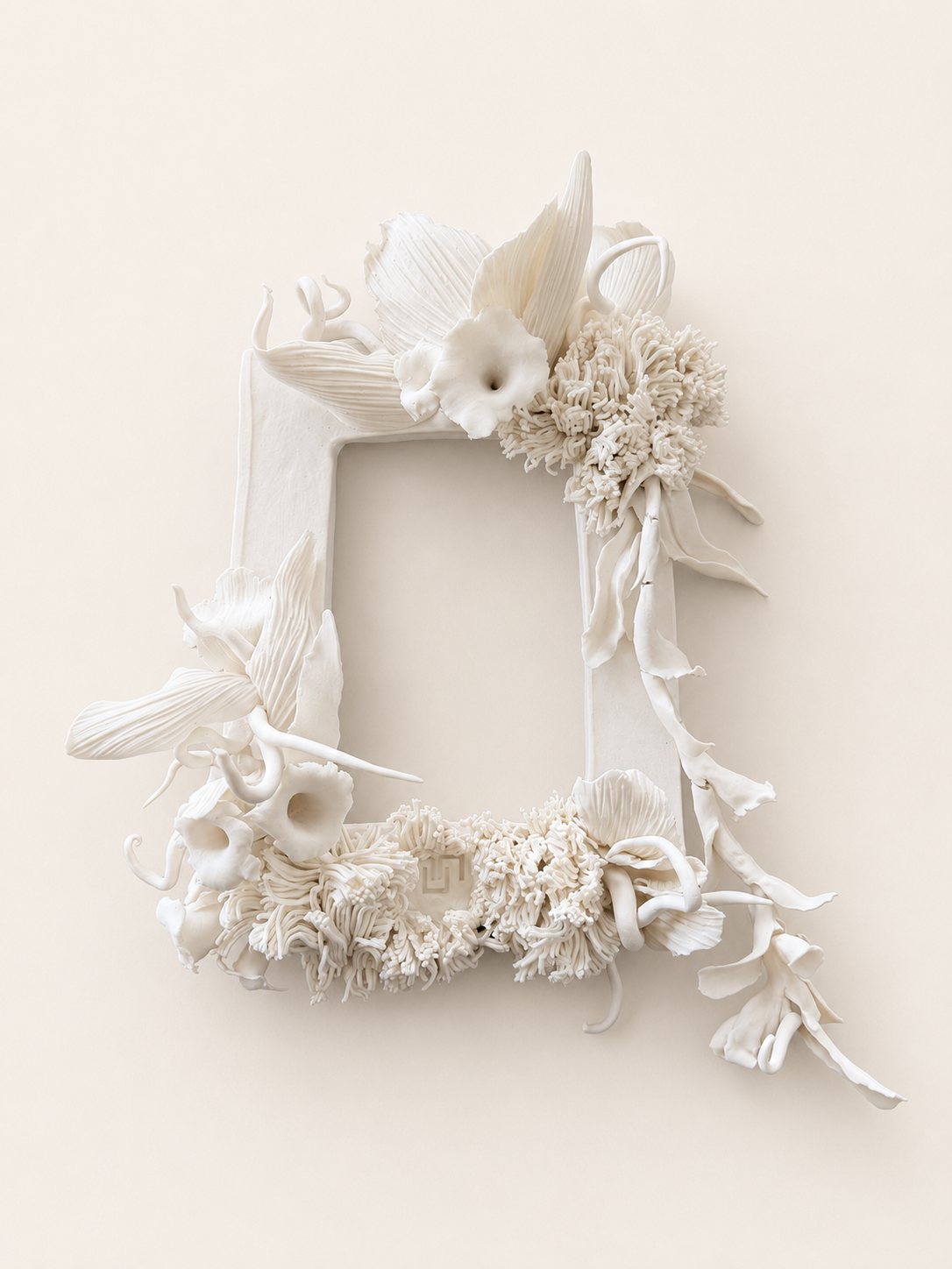 What Grows Around the Opening, 2026, porcelain, by Ayse Akdemir