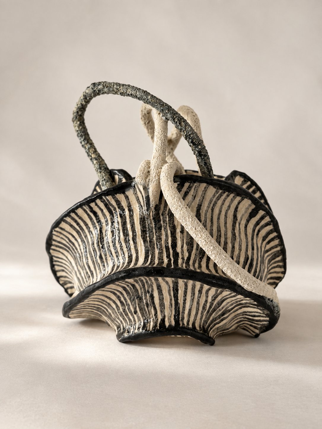 Solmáni IV, 2025, stoneware, by Ayse Akdemir